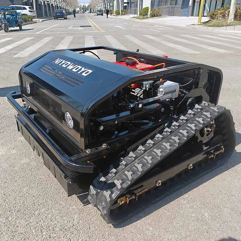 الأراضي القاحلة بستان الحضانة إزالة الأعشاب الضارة الزاحف جزازة العشب آلات الحديقة جهاز ذكي للتحكم عن بعد الزاحف جزازة العشب #6