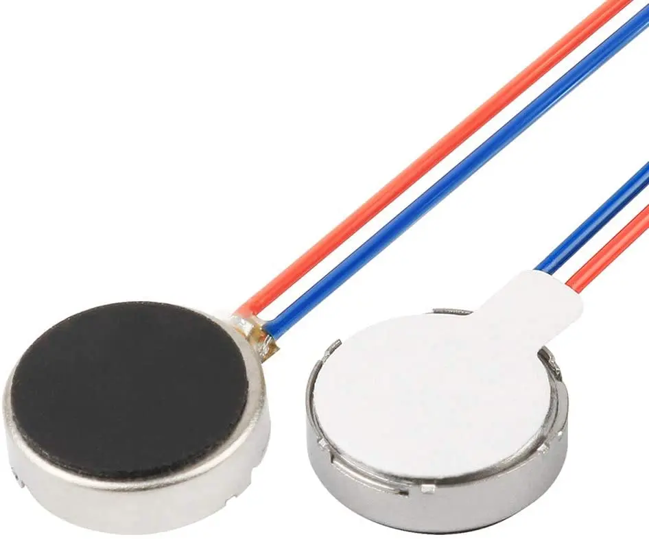 Mini motores de vibración de 10mm x 3mm, DC 3V, 12000rpm, botón plano tipo moneda, Micro DC, Motor vibratorio para buscapersonas de teléfono móvil T