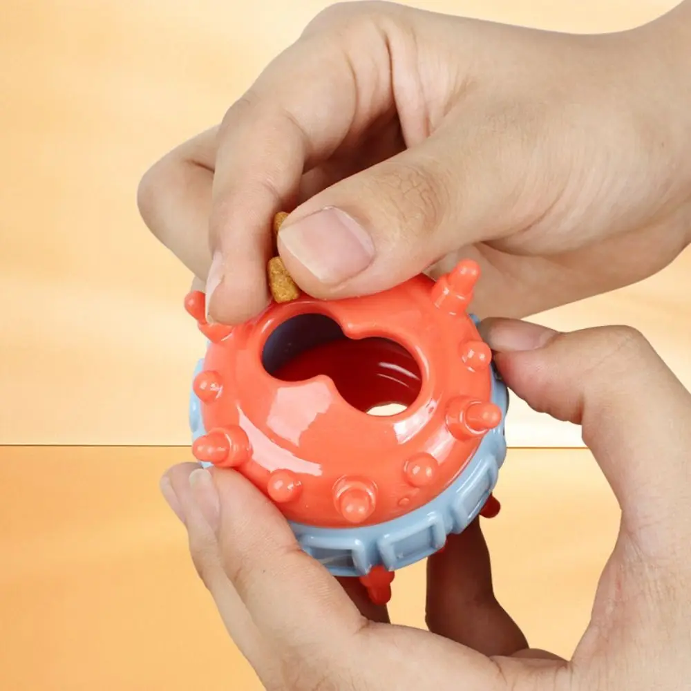 4 Pcs/set Bite Resistant Interactive Dog Toys TPR Colorful Teeth Cleaning Toy Wear Resistant Dog Food Dispensing Toy