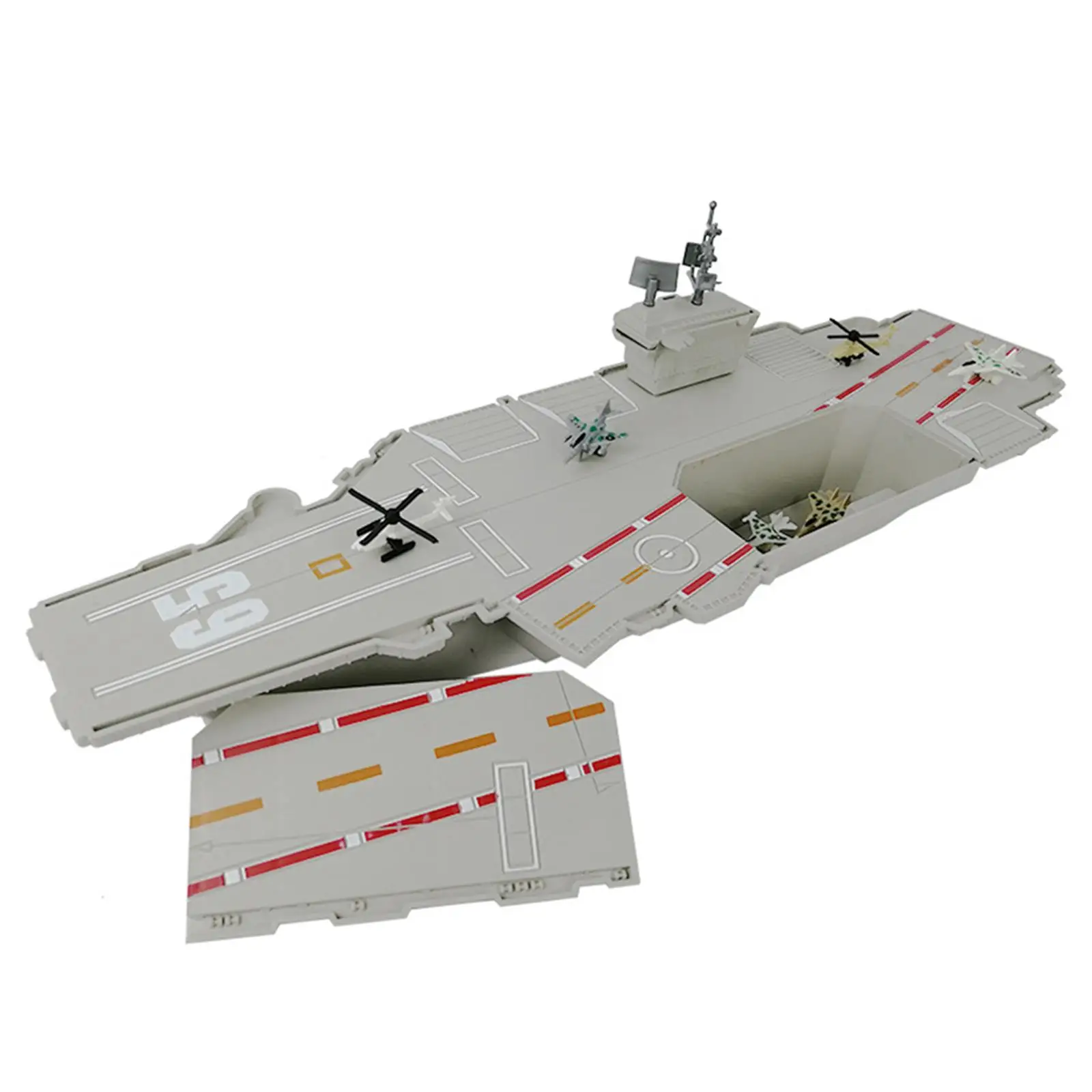 

1/730 Realistic Aircraft Carrier Model Kids Toy Home Decoration Ornament