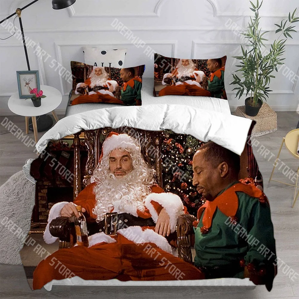 Fashion Bad Santa (2003) Bedding Set Single Twin Full Queen King Size Bed Set Kids Bedroom Duvetcover Sets Bed Sheet Set