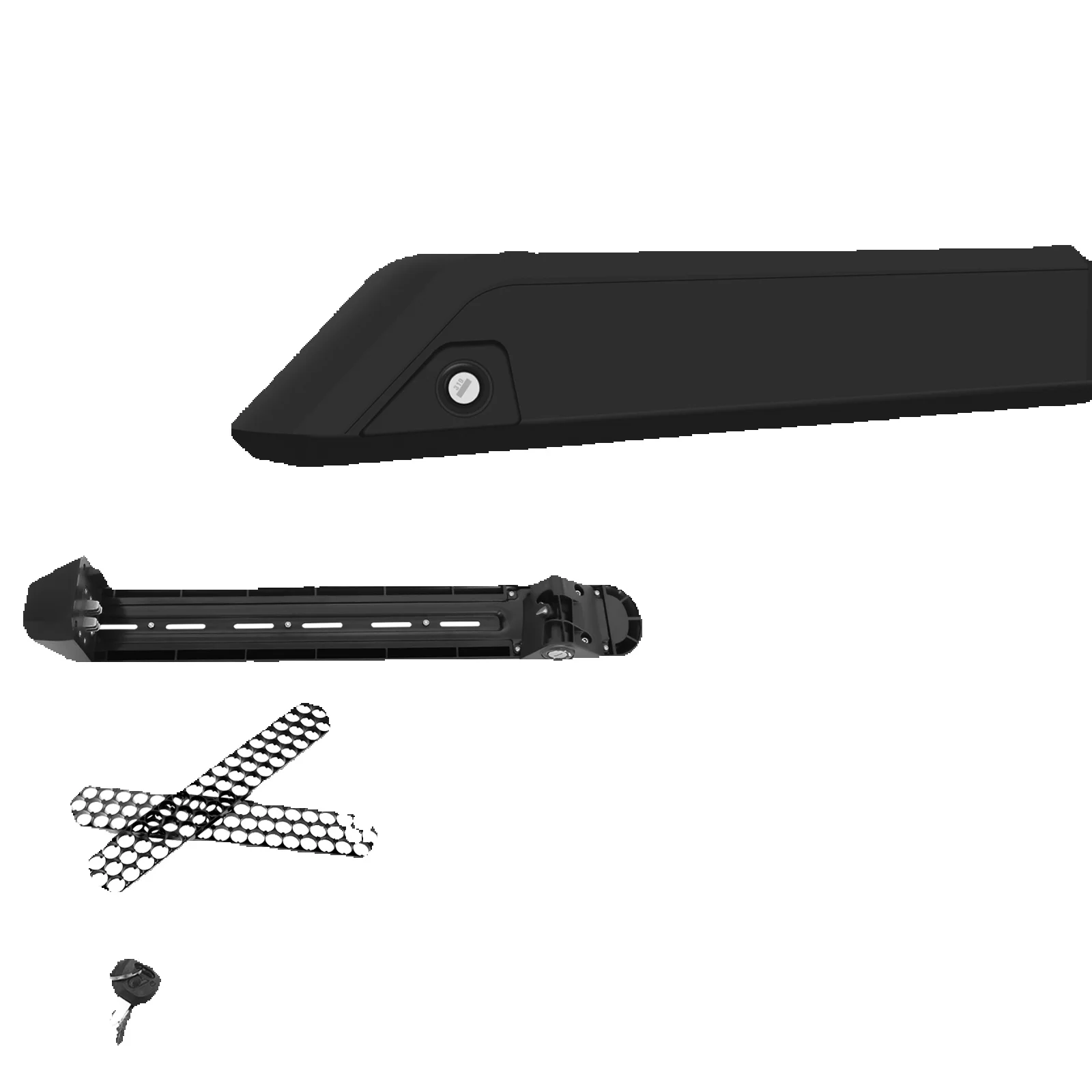 AliExpress NONE MAX  52pcs 70pcs 18650 cells Side Open Release Electric Bike Battery Case Ebike Battery Box 36v 48v 52v with Cells Holder