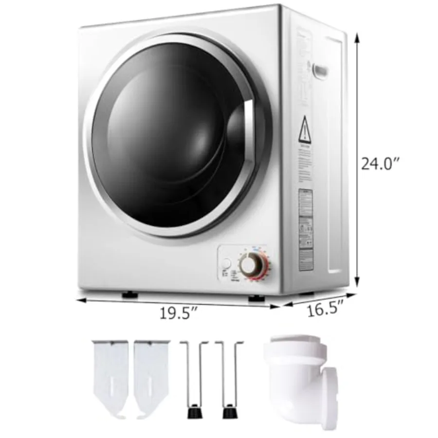 مجفف غسيل مدمج من Nightcore مع حوض من الفولاذ المقاوم للصدأ لتجفيف فعال ومريح في مسكن الشقق #3