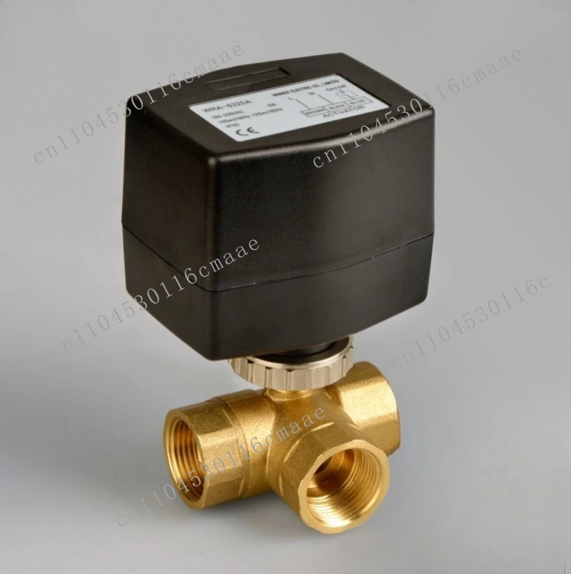 Fan Coil Unit Switch Electric Ball Valve, Analog Electric Two-way Ball Valve, High Torque Electric Three-way Ball Valve