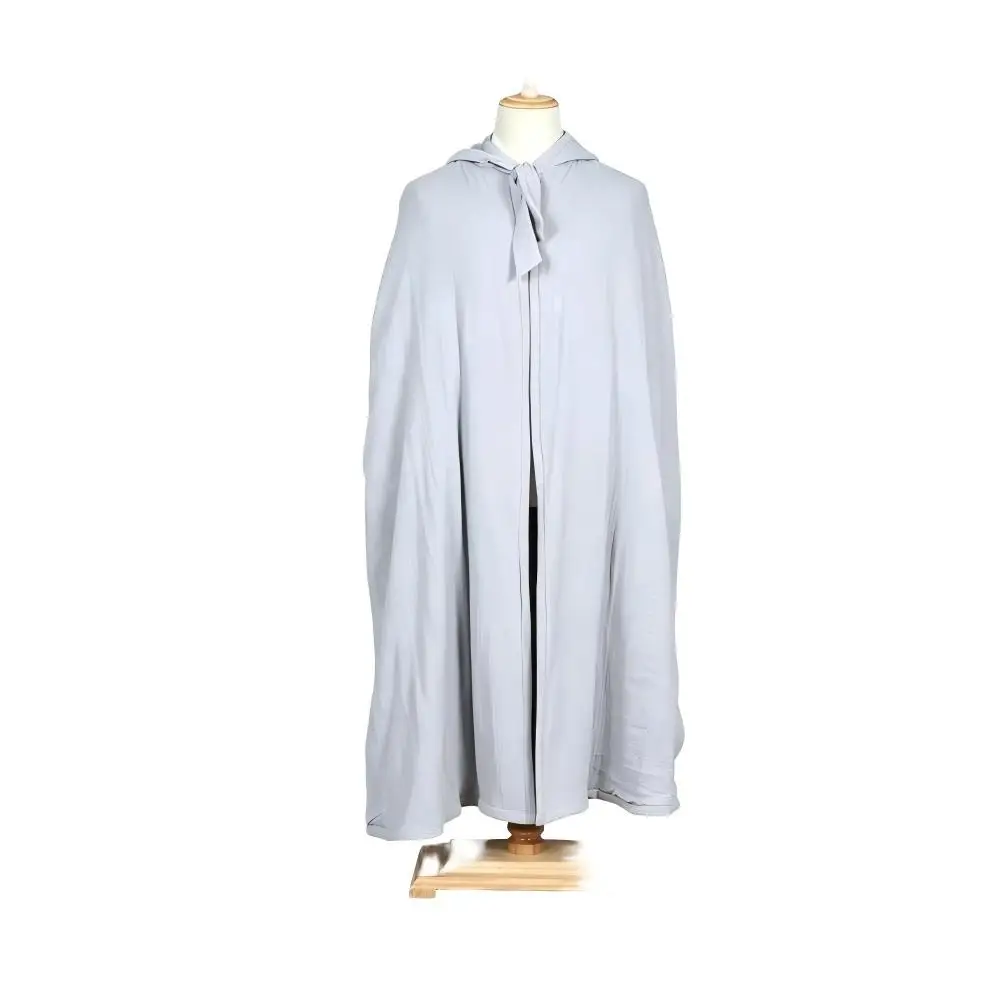 Men Women Reversible Double Sided Monk Meditation Cape Winter Hooded Tie Cloak Soft Thick Zen Robe for Meditation Retreat