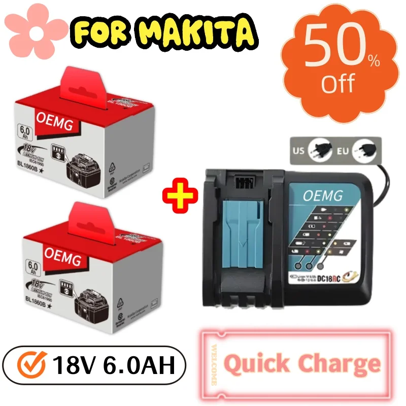 

Superior Cell Matching FOR Makita 18V 6Ah Battery, The precision-balanced FOR Makita 18V battery pack ensures even discharge