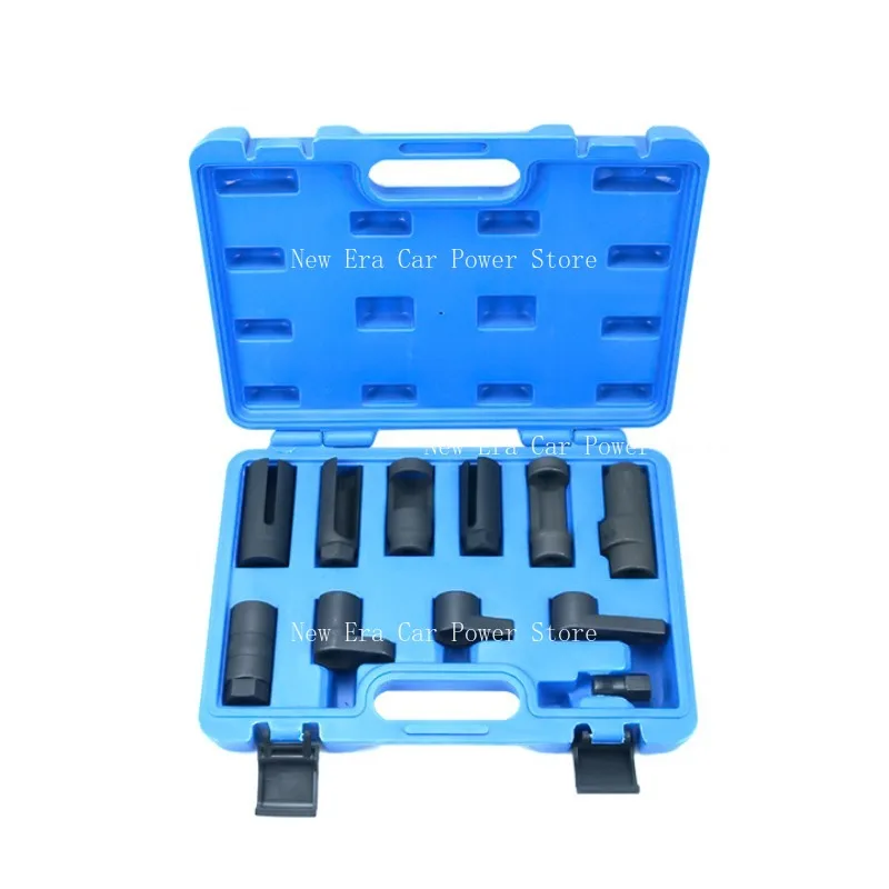 

Набор из 11-х предметных втулок для определения кислорода. Набор инструментов для разборки датчика кислорода.