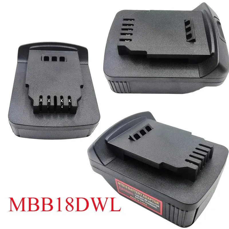 MBB18DWL Cordless Tool Adapter Converter for Metabo 18V LiHD Li-ion Batteries for Dw XR FlexVolt 20V/60V Lithium-ion Batteries