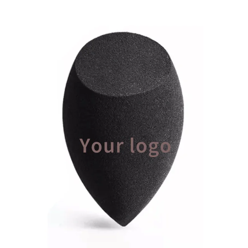 Custom Your Logo Cosmetics Beauty Sponge and Box Set Portable Travel Size Black Marshmallo Puff Reusable Premium Blending Sponge