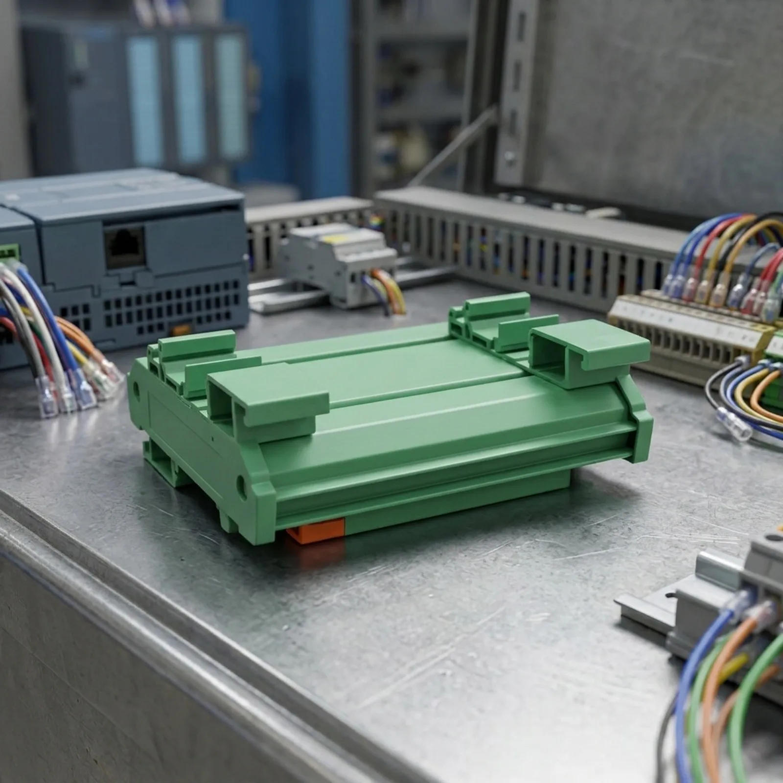 KP-12L-Gther-C Sensor Terminal Module for Industrial Environments with 12 Input Channels and LED Indication for Signal Status