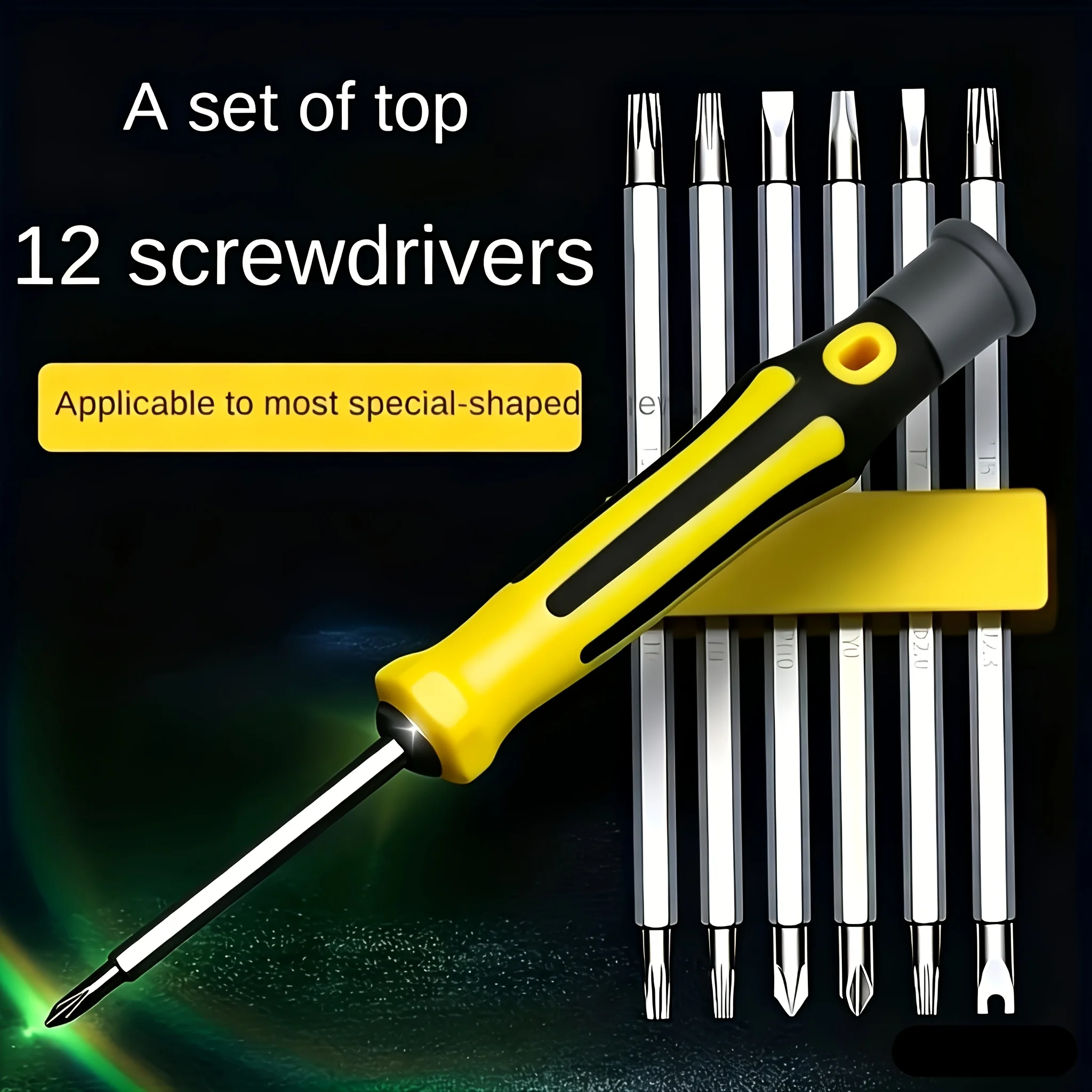 2026 7-in-1 Precision Screwdriver Set Premium Durable Tools for Repair Ideal Holiday Desk Gift