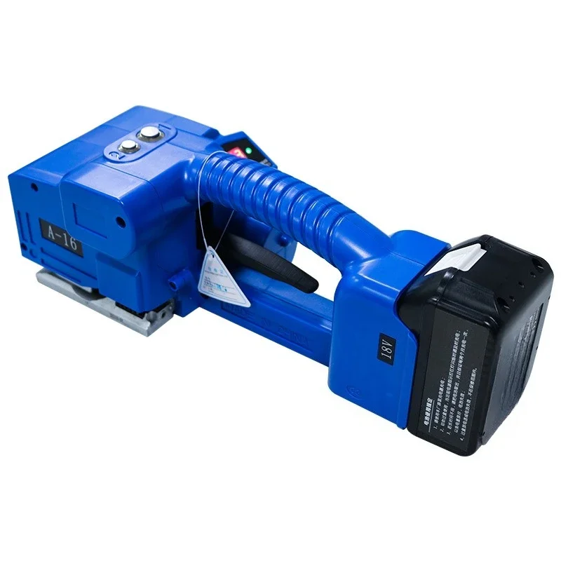 One-button automatic electric baler PET plastic steel belt automatic binding tensioner