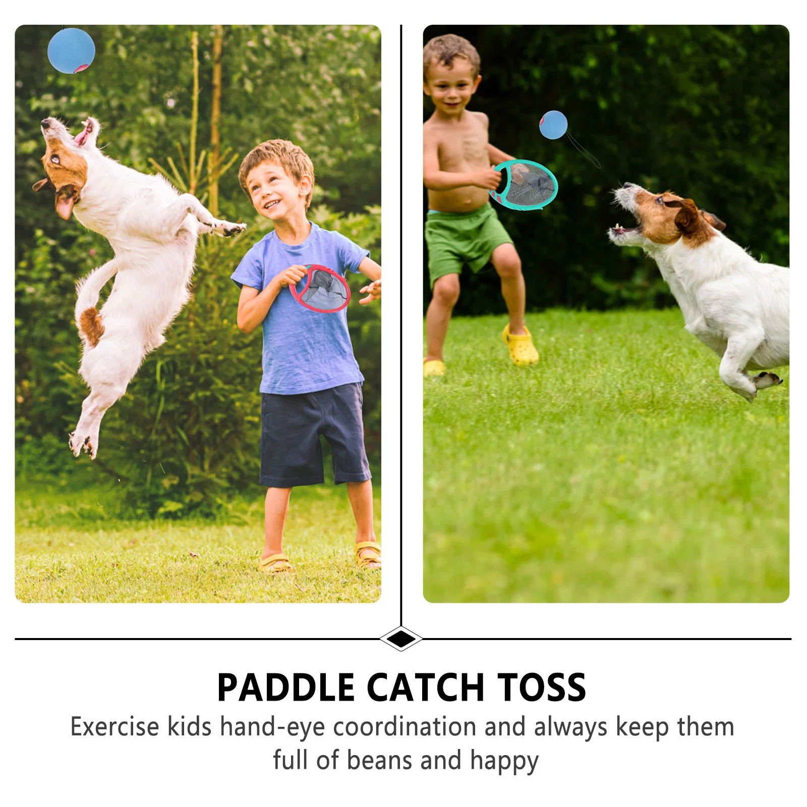 Toss Ball Toy Kids Educational Toys Paddle Catch Game Children’s Summer Beach Abs