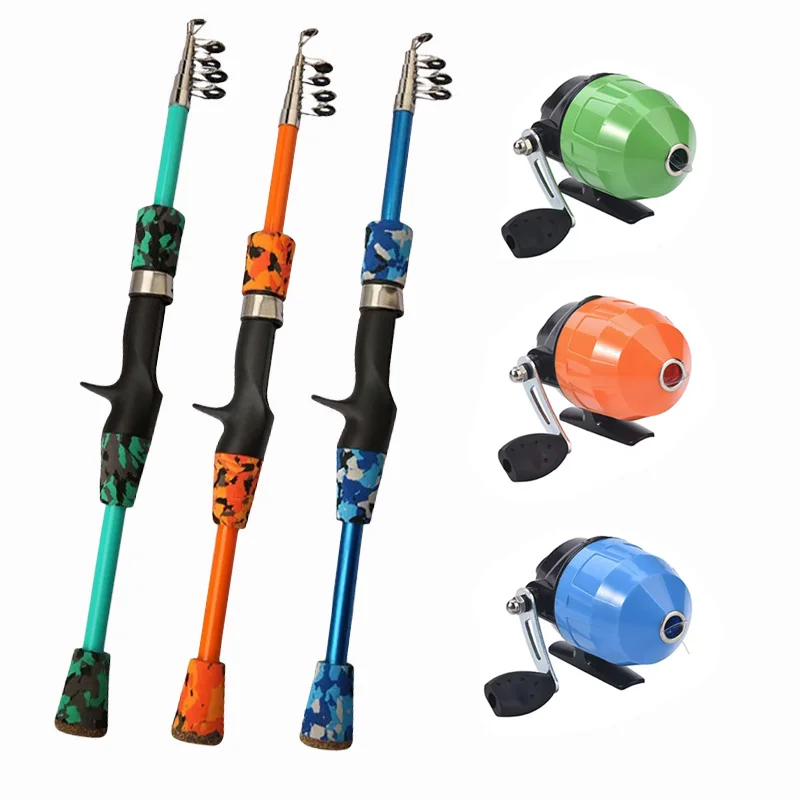 1.5m Kids Fishing Rod Beginner Bait Rod Outdoor Learning Fishing Equipment Set for Beginners Kids Fishing Rod Set