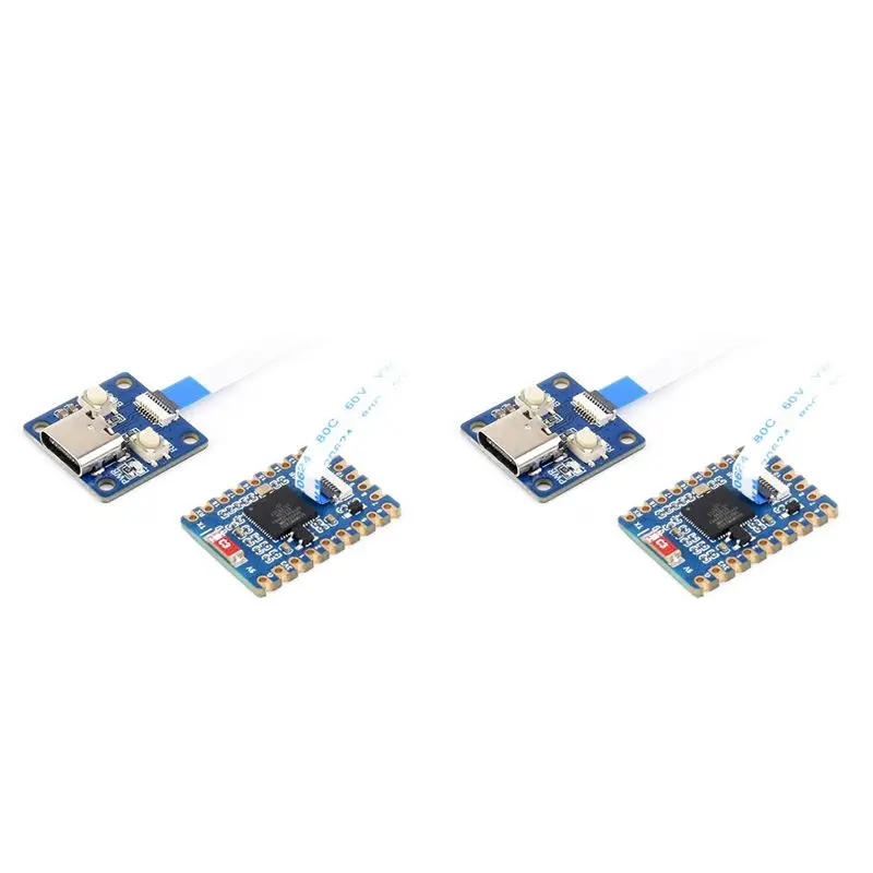 

2X ESP32-S3-Tiny Development Board Kit+FPC Cable Bluetooth LE+2.4G Wifi ESP32-S3FH4R2 ESP32-S3 Mini Development Board-ABIU