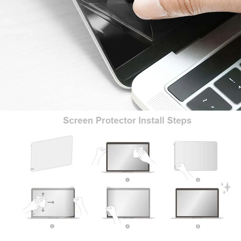 Anti-Scratch Screen ProtectorสำหรับApple Macbook Pro 15นิ้วTouch Bar A1707 A1990โน้ตบุ๊ค9Hป้องกันฟิล์ม