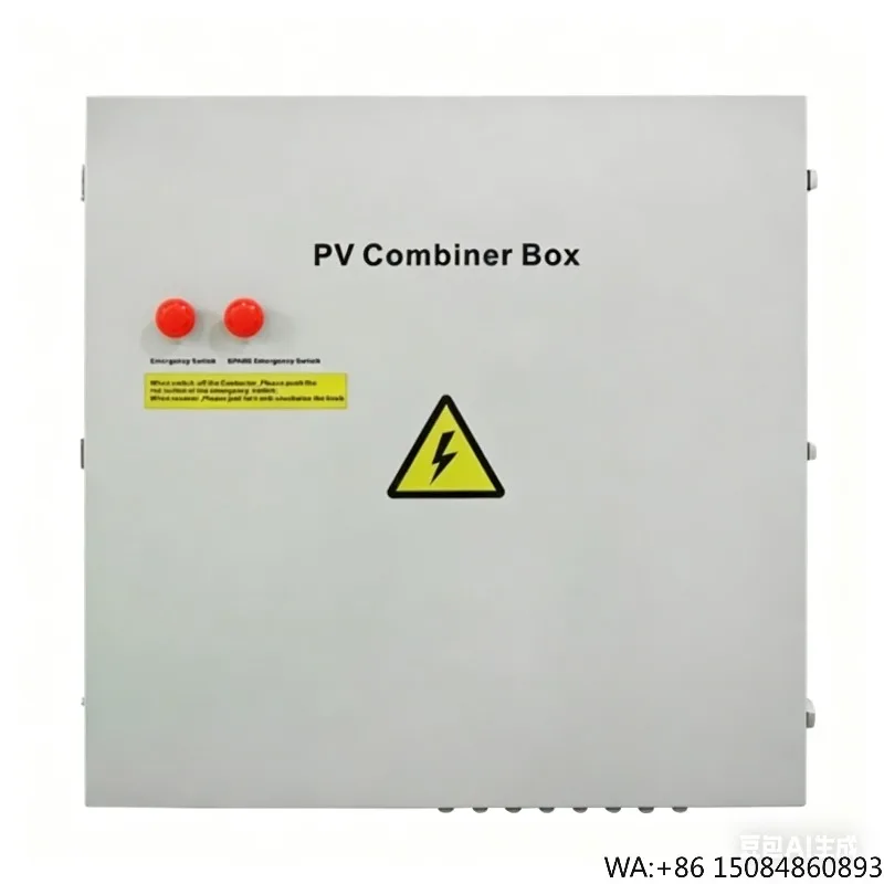

IP66 1500V DC Solar PV Combiner Box 12 Input 1 Output String Box for Solar Panel System Protection & Safety