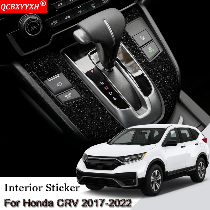 

Car Interior Sticker Fit For Honda CRV CR-V 2017-2022 Center Console Panel Sticker Lifting Window Panel Gear Box Protective Film