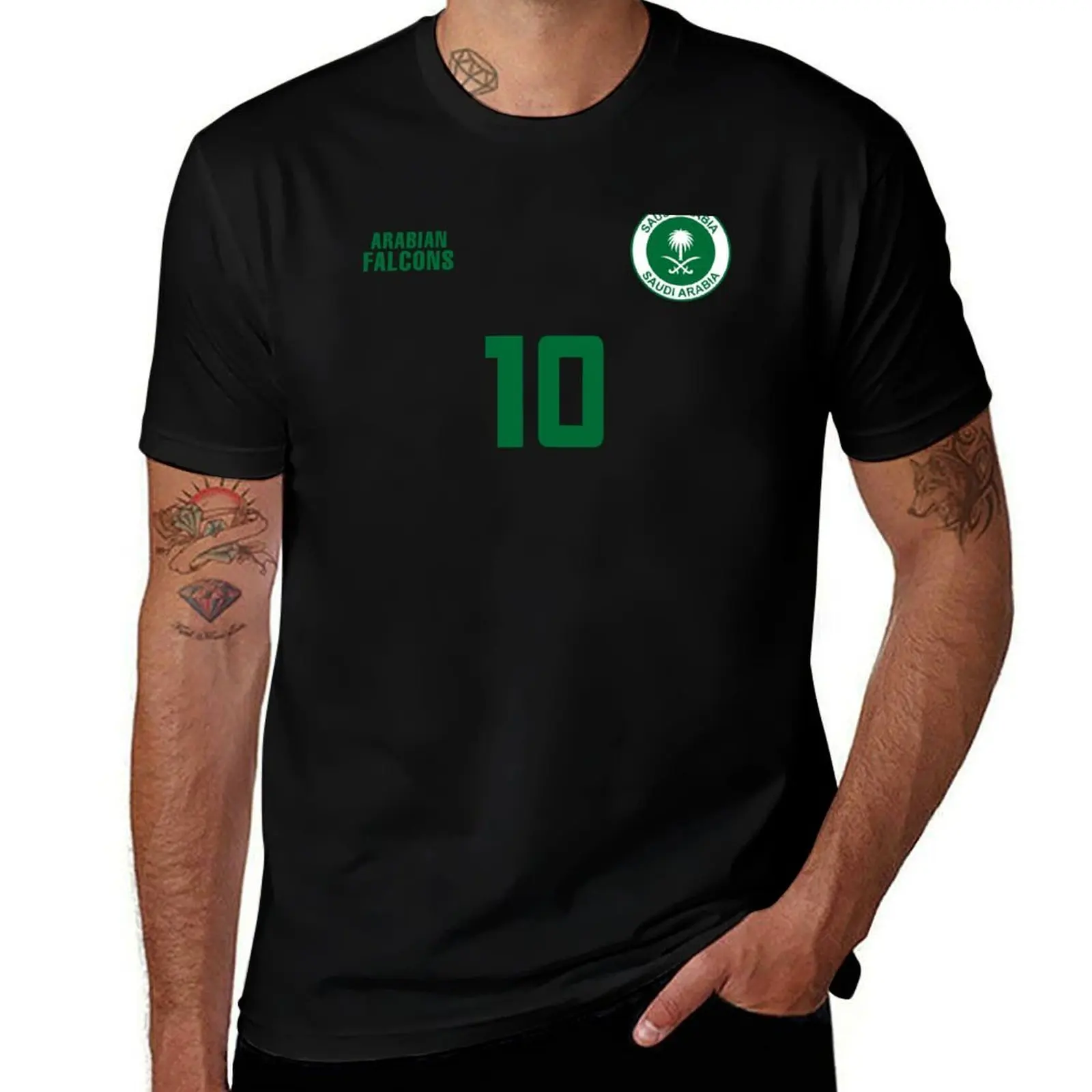 

Saudi Arabia Soccer Pride Retro Football Jersey for Fans T-Shirt street wear korean fashion man clothes men clothings