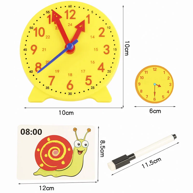 Dzieci zegar Montessori zabawki edukacyjne godzina minuta drugi poznanie pasujące Puzzle zabawki dla dzieci wczesne przedszkole pomoc dydaktyczna