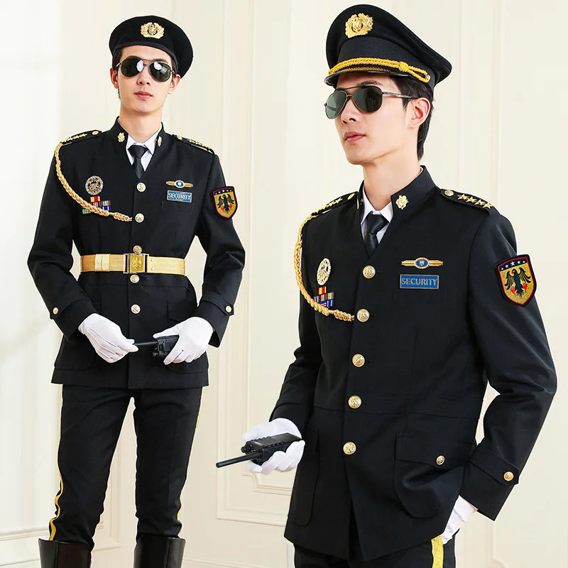 

Security uniform set, work suit, men's spring, autumn, and winter suit, property sales department, concierge suit, suit