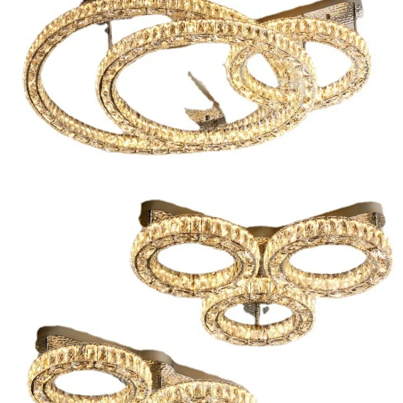 

Crystal living room lamps simple modern atmosphere home bedroom dining room new led