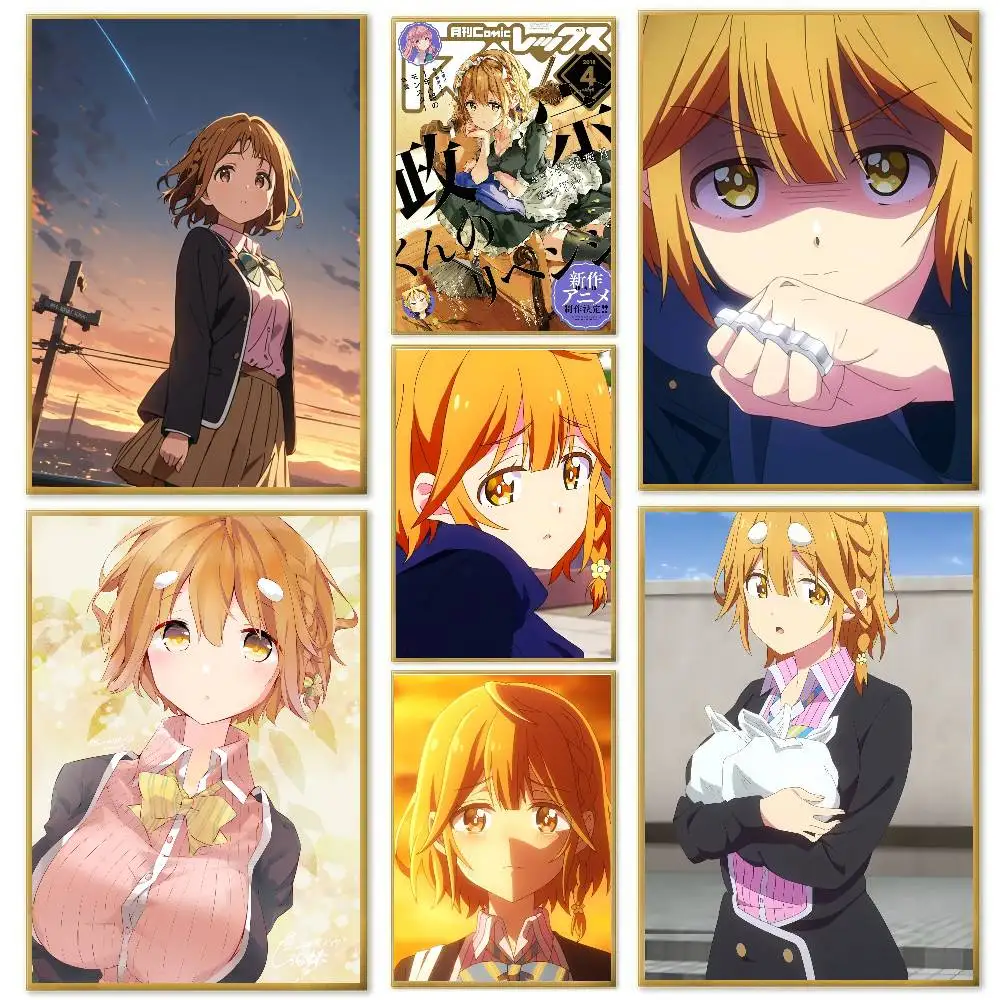 Koiwai Yoshino Manga Masamune Kun No Revenge Poster Art Sticky Wall Waterproof Home Living Room Bedroom Bar Aesthetic Decoration