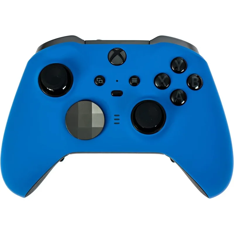 Xbox Elite Series 2 Custom Soft Touch Controller - Soft Touch Feel, Added Grip, Cool Blue Color