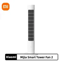 XIAOMI Mijia Smart DC Frequency Conversion Tower Fan EU Home Electric Vertical Air Cooling Fan Digital Rechargeable Mi Home App