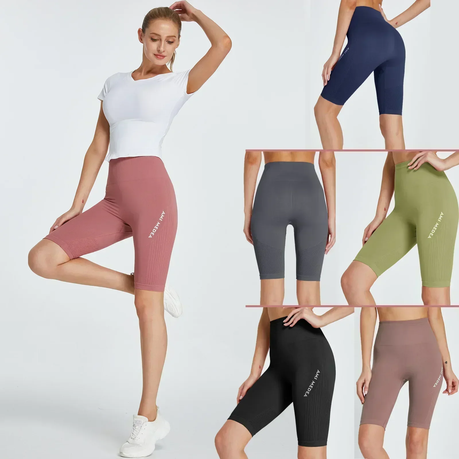 

Tight women's pants, push-up fitness pants, abdominal control exercise, yoga high-waisted hip lift pants, running cycling pants