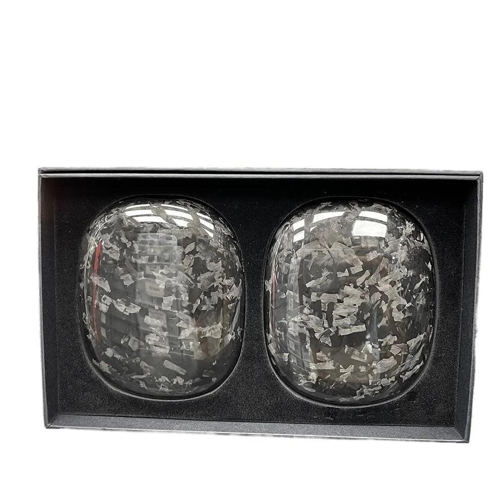 Airpods Max 헤드폰 커버용 ACC-Real 탄소 섬유 케이스, 헤드 장착형 보호 커버, 3k 탄소 섬유 단조 섬유 케이스