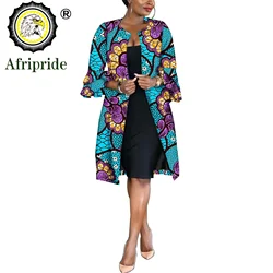 African Clothes for Women Print Coats Dashiki Outwear Ankara Jacket with Lining Bazin Riche Plus Size Wax Batik Attire S2024022