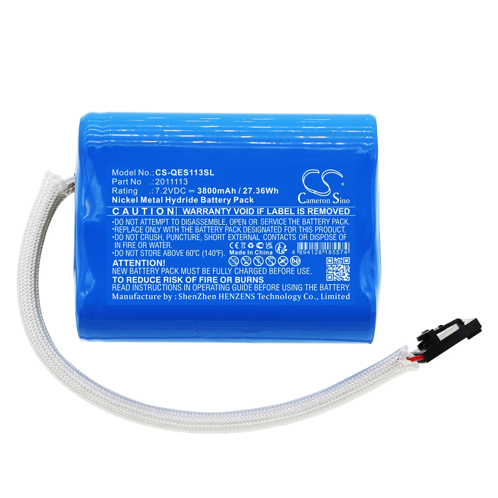 Cameron Sino Battery 3800mAh For QED Environmental Systems 2011113