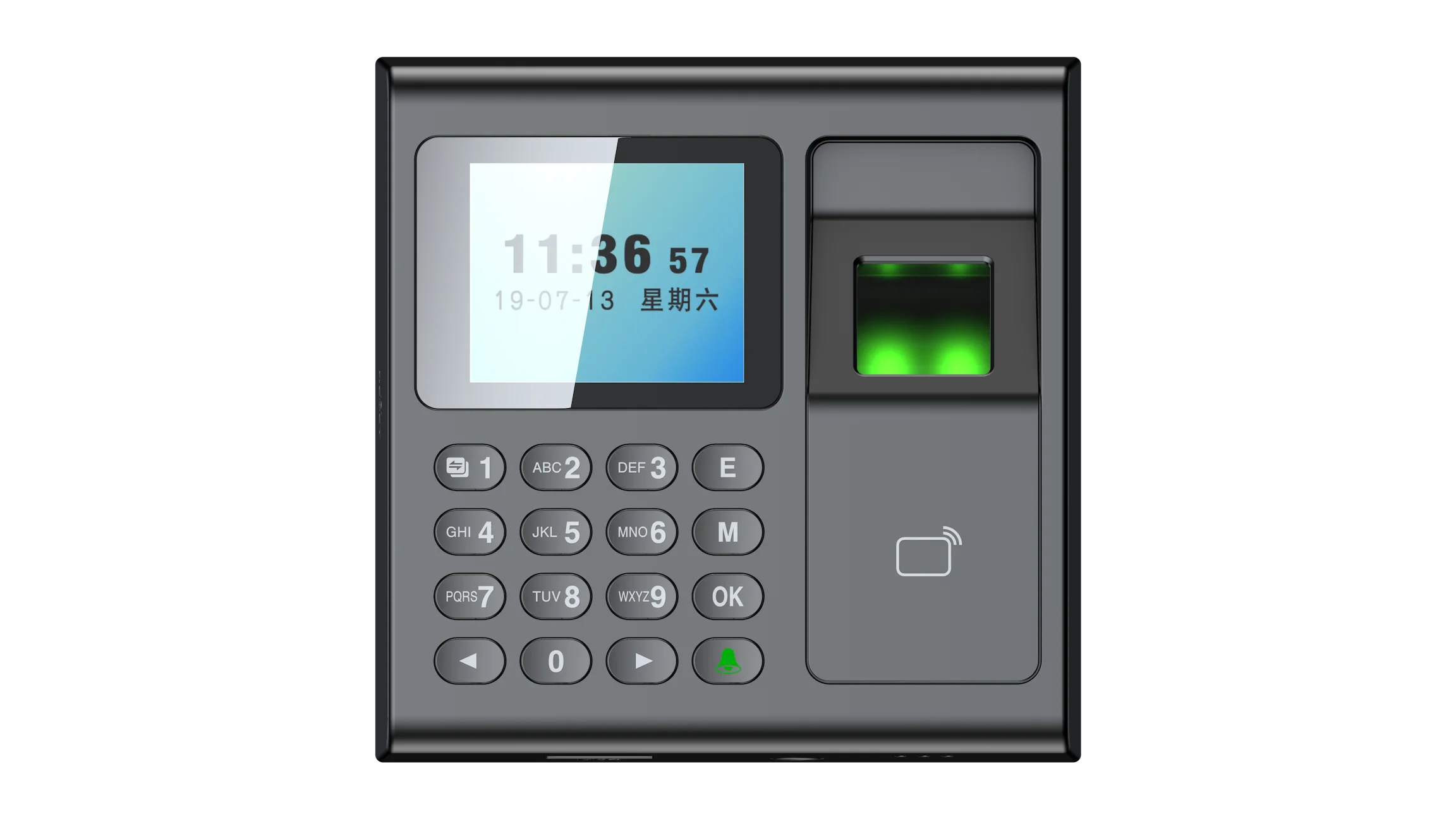 13.56Mhz/125Khz RFID Card Fingerprint Access Control a System  for Open a Door Finger Print  Access Control Wiegand out