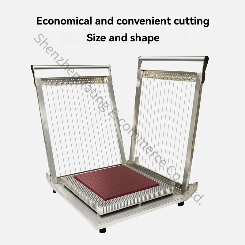 Chocolate Cutting 30*30CM Double Arm Manual Chocolate Guitar Cutter Cheese Cake Wire Cutter Truffle Chocolate Cutting Machine