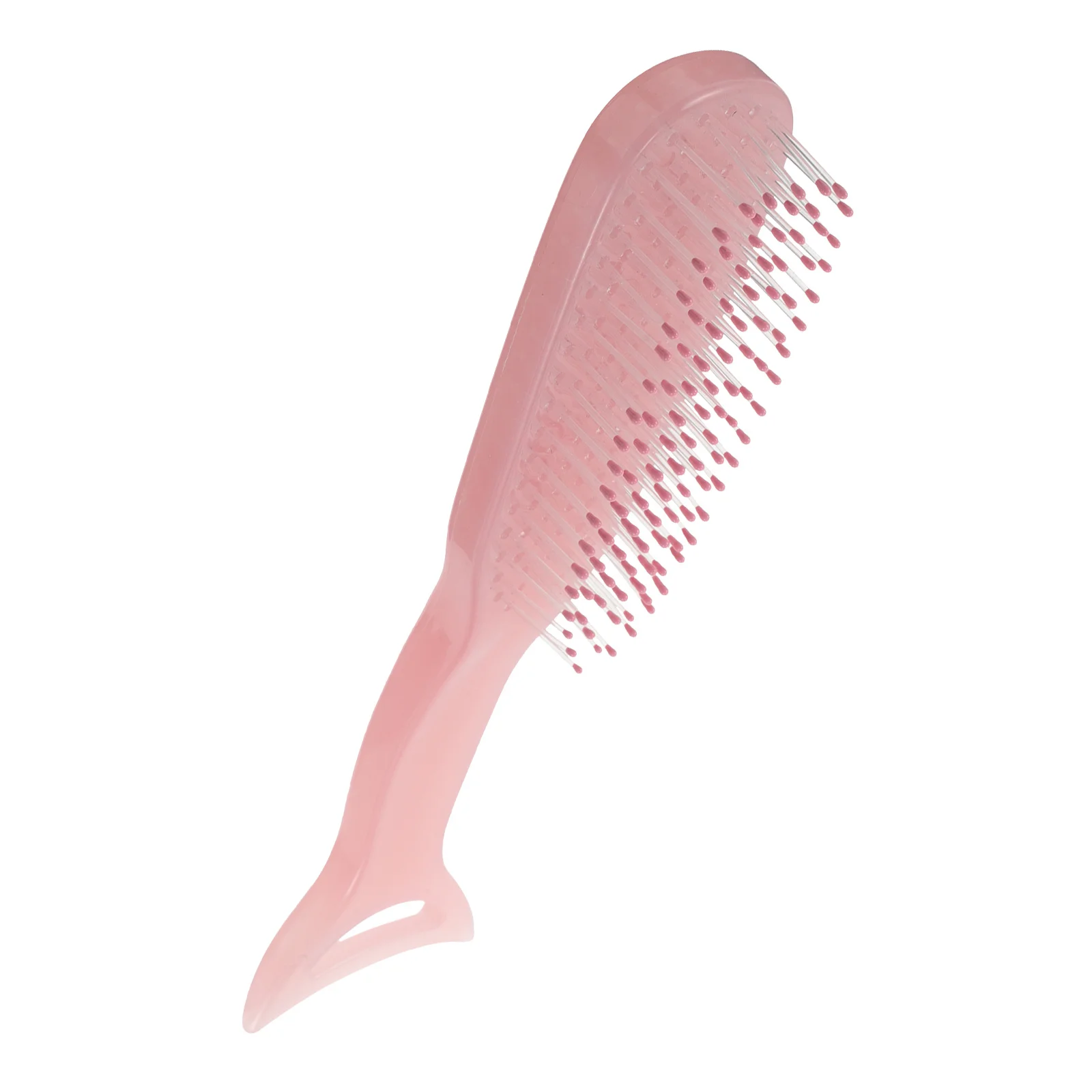 

Hair Styling Comb Mermaid Design Pink Anti-Slip Handle Detangler Brush for Daily Use and Scalp Care Ideal for Women