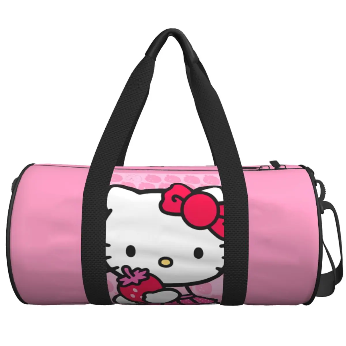

Travel Bag Kawaii Hello Kitty Gym Bag Cute Cartoon Oxford Sports Bags Large Yoga Custom Handbag Graphic Fitness Bag For Men