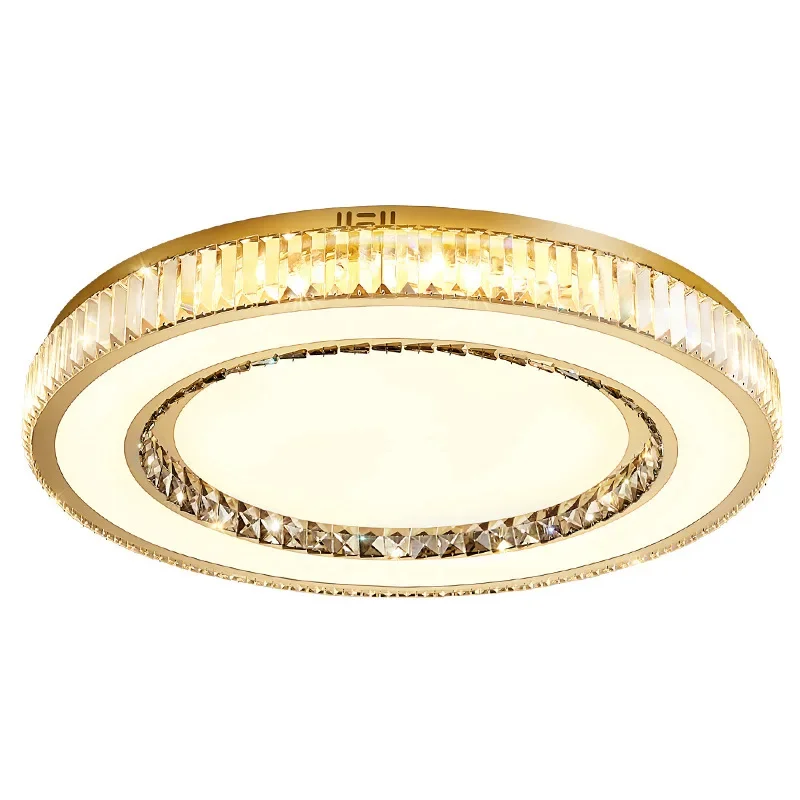 

Modern simple light luxury crystal ceiling lamp household bedroom room light creative