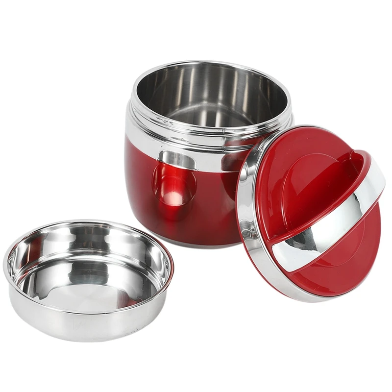 

1500Ml Portable Child Lunch Box Stainless Steel Storage Bento Box Students For Kids Food Thermos Container With Heating Lunchbox