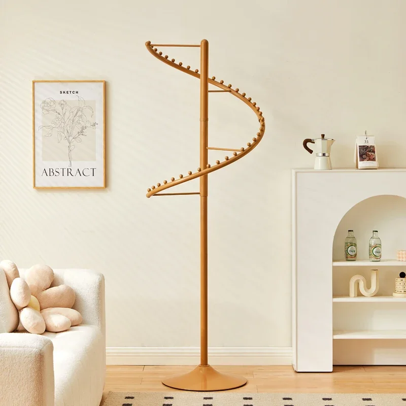 Metal Rail Clothes Hanger Evening Dresses Storage Organizer Entryway Coat Racks Hanger Wall Valet Stand Moveis Modern Furniture image 5