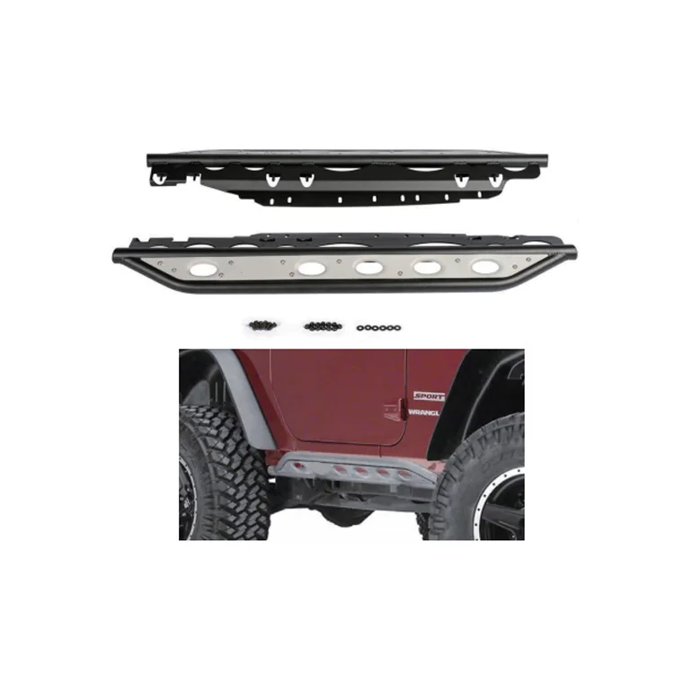 

Factory Sales Poison Spider Style Side Step Pedal for Jeep Wrangler JL JK 2/4 Doors