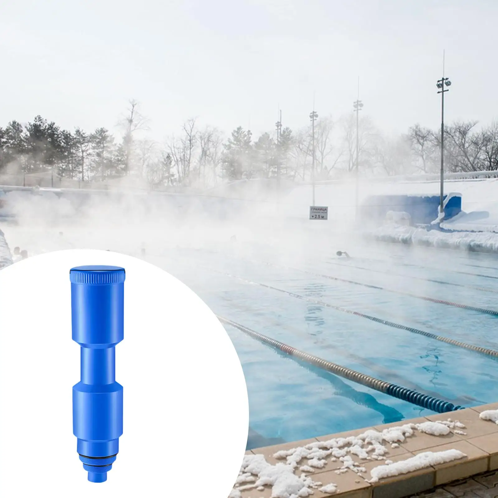 قابس حماية مقشدة حمام السباحة، قابس الشتاء الأساسي للمقشدات الملولبة #4