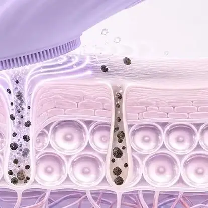 Escova de Limpeza Facial à Prova d'Água Sonic para Homens e Mulheres, Escova Elétrica Exfoliante Recarregável