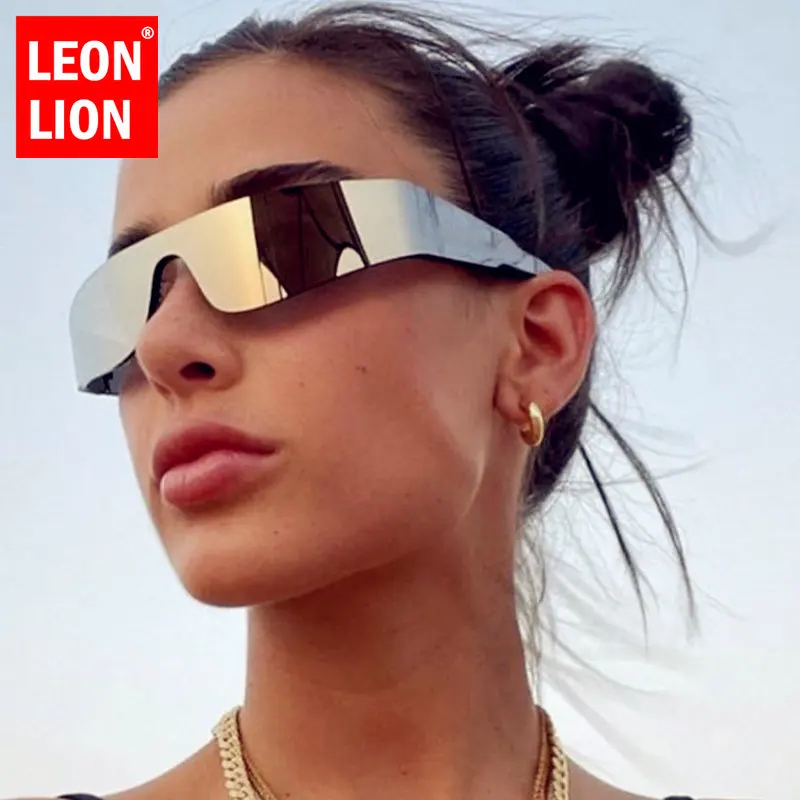 

LeonLion 2023 Rimless Sports Sunglasses Women Vintage Outdoor Eyewear Women/Men Luxury Brand Glasses UV400 Gafas De Sol Mujer