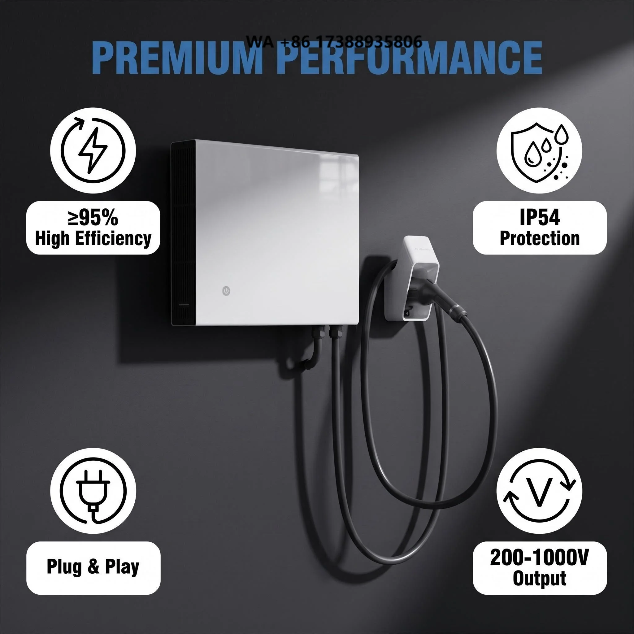 Plug and Play DC 30KW Charging Station 1000V DC Fast Ev Charger 30kW