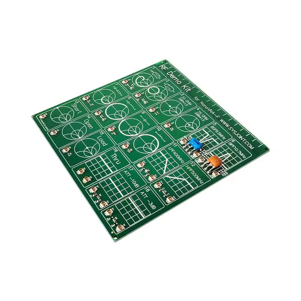 Nanovna Antenna RF Misuratore di tensione Filtro rapporto onde stazionarie Scheda di test RF Spina a banana e clip a coccodrillo Sonda a filo senza rottura