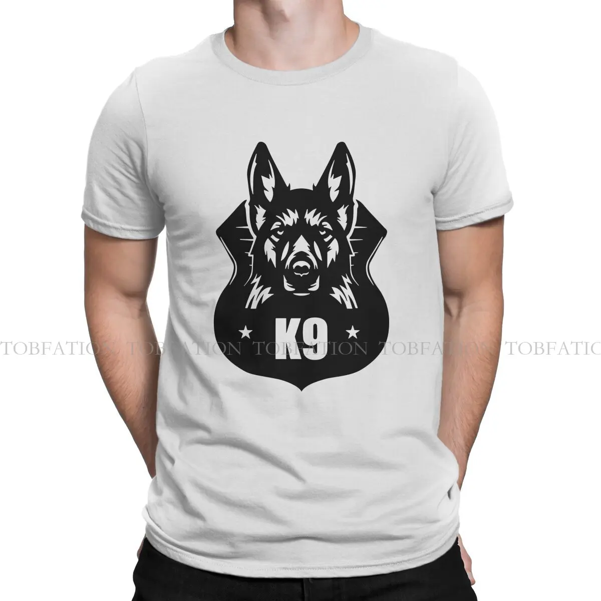 K9 Police Unit Men TShirt K-9 Unit Police Dog Crewneck Tops 100% Cotton T Shirt Humor High Quality Gift Idea