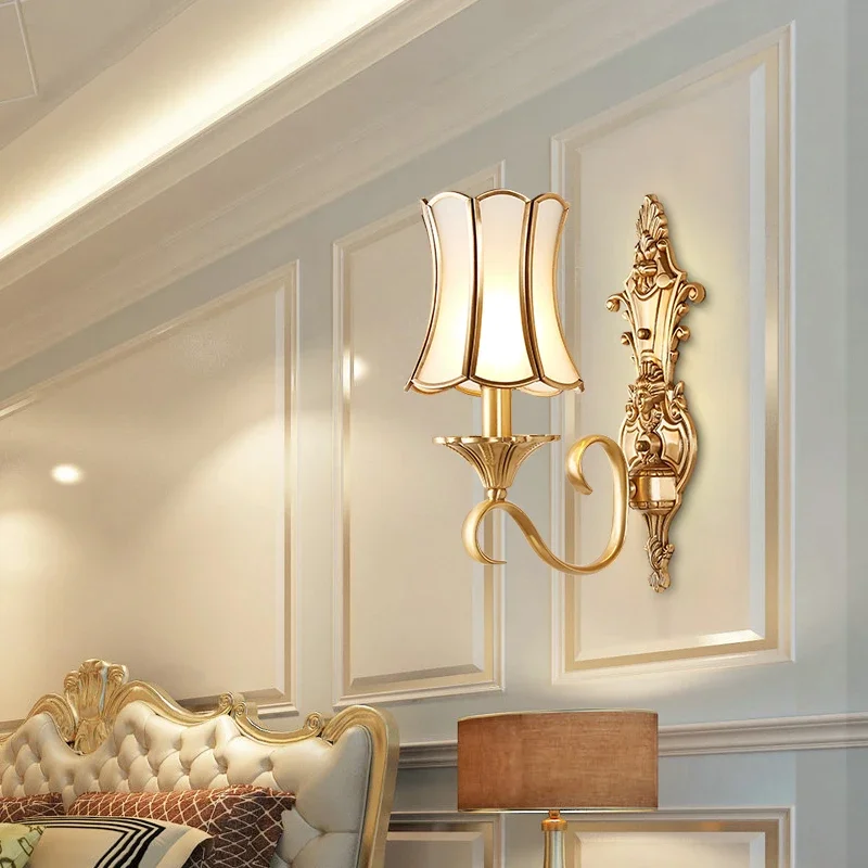 ABEL Modern LED Wall Lamp Creative Design Brass Sconce Light for Home Living Room Corridor Decor