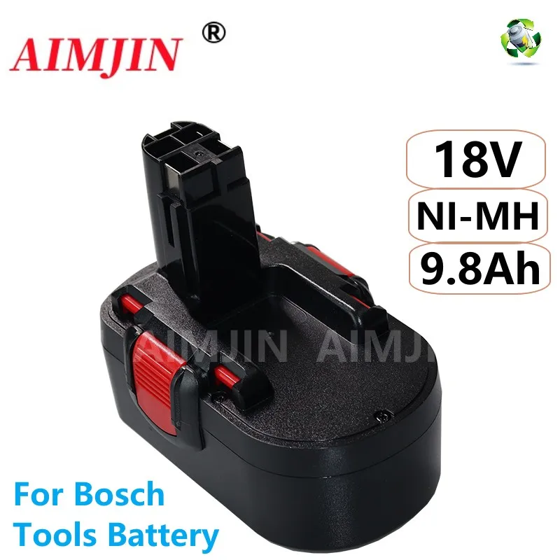 

Для Bosch 18 V 9800mAh BAT025 перезаряжаемая сменная батарея Ni-MH Power Tools Bateria для Drill GSB 18 VE-2, PSR 18VE, BAT026