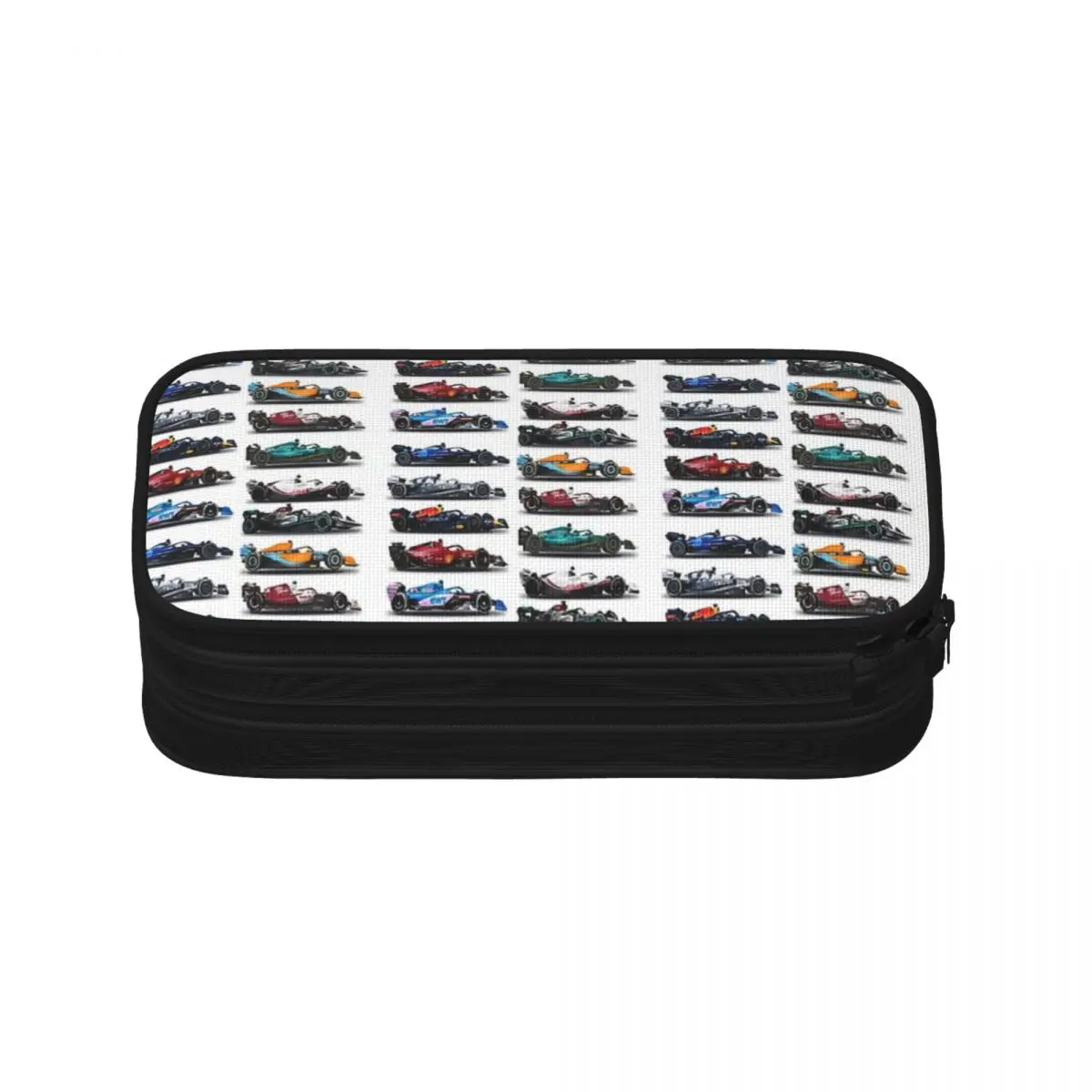 F1 All Cars 2022 Pencil Cases Large Storage Pen Bags Pen Box Pencil Pouch For Boys Girls Students Stationery School Office